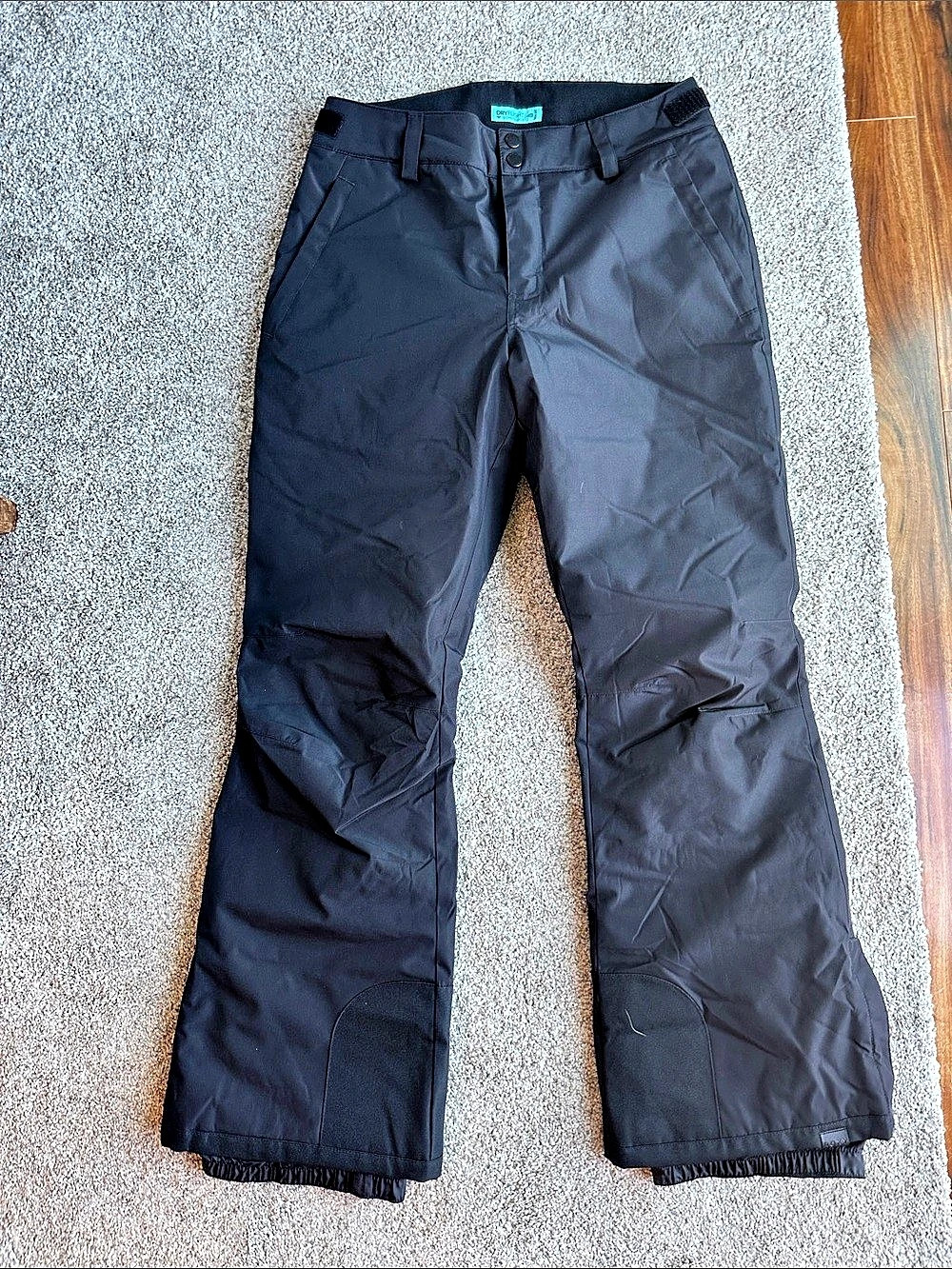 NWOT Roxy DryFlight Black Snow Pants Size XS Like New